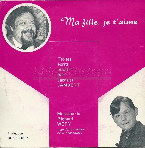 Jacques Jambert - Ma fille, je t'aime