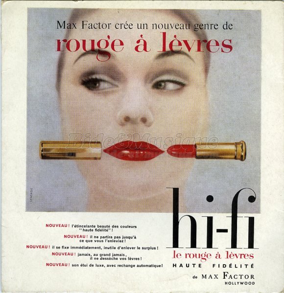 Publicité - Hi-fi, le rouge à lèvres haute fidélité de Max Factor