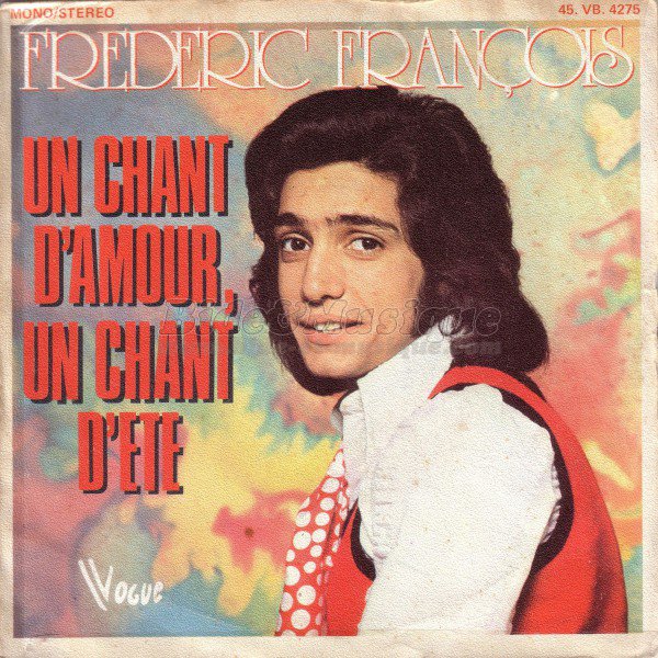 Frédéric François - Un chant d'amour, un chant d'été