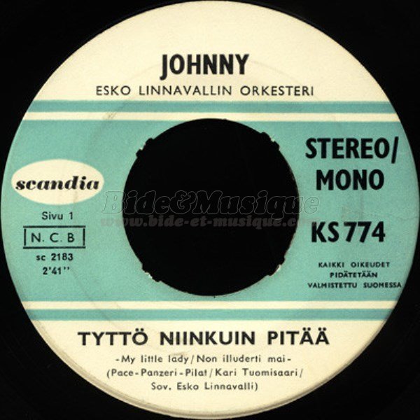 Johnny - Tyttö niinkuin pitää