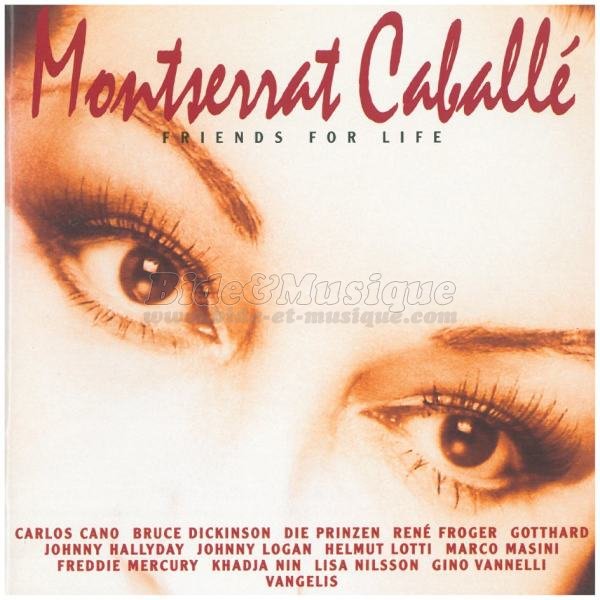 Montserrat Caball� et Johnny Hallyday - Chanter pour ceux qui sont loin de chez eux