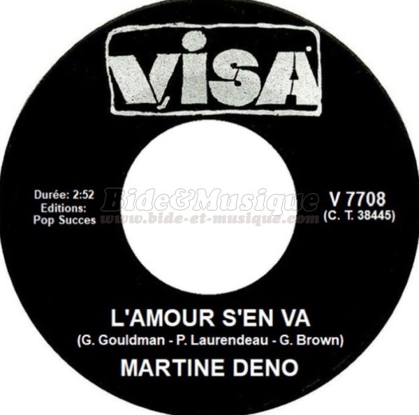 Martine Deno - Chez les yé-yé