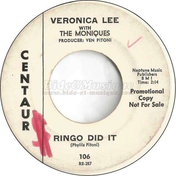 Veronica Lee with the Moniques - Beatlesploitation