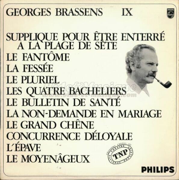 Georges Brassens - Supplique pour être enterré à la plage de Sète