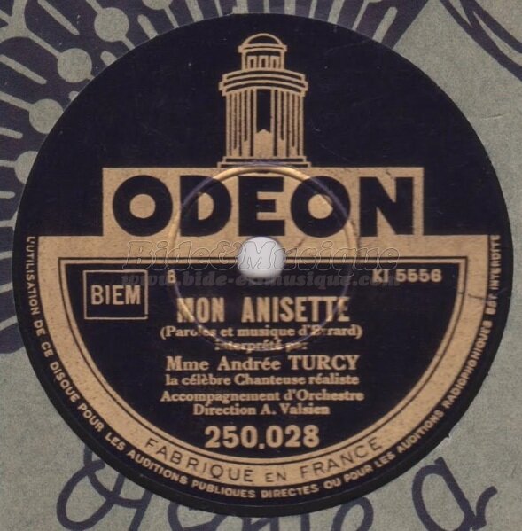 Andrée Turcy - Apérobide, L'