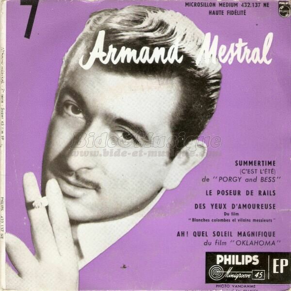 Armand Mestral - Années cinquante