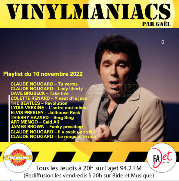 Vinylmaniacs - Emission n°234 (10 novembre 2022)