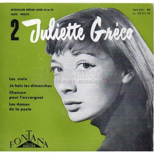 Juliette Gréco - Je hais les dimanches