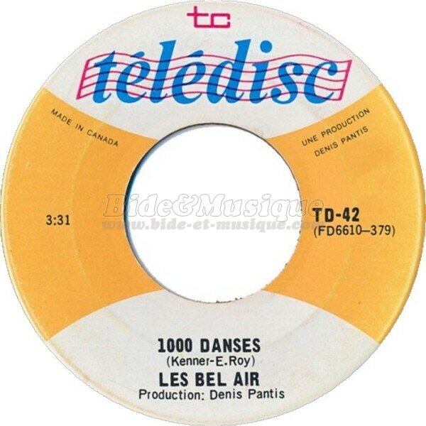 Les Bel-Air - 1000 danses