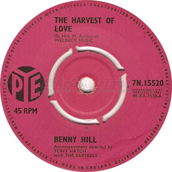 Benny Hill - Harwest of love
