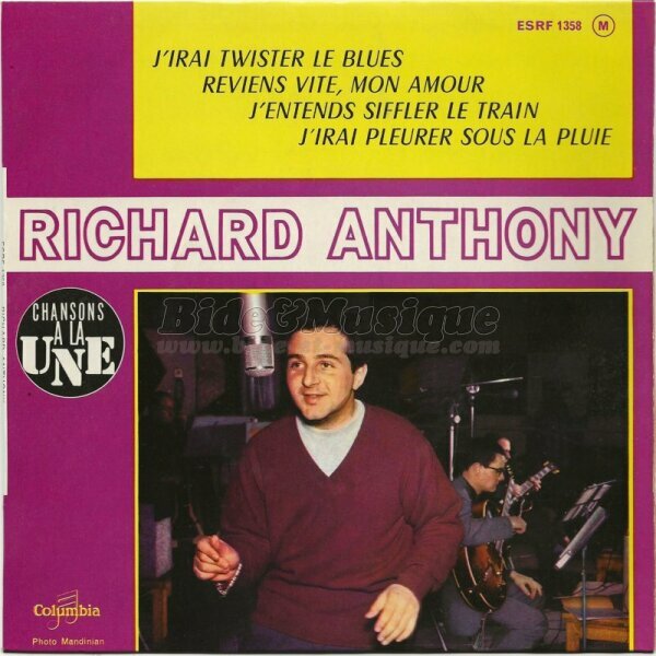 Richard Anthony - J'irai pleurer sous la pluie