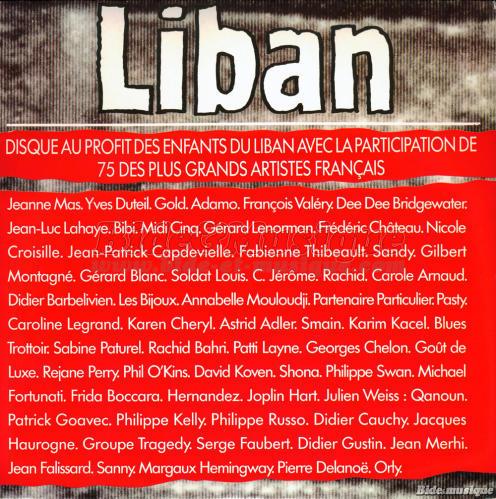 75 Artistes pour les Enfants du Liban - Liban