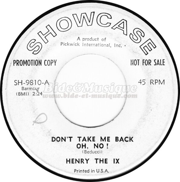 Henry the IX - Délire