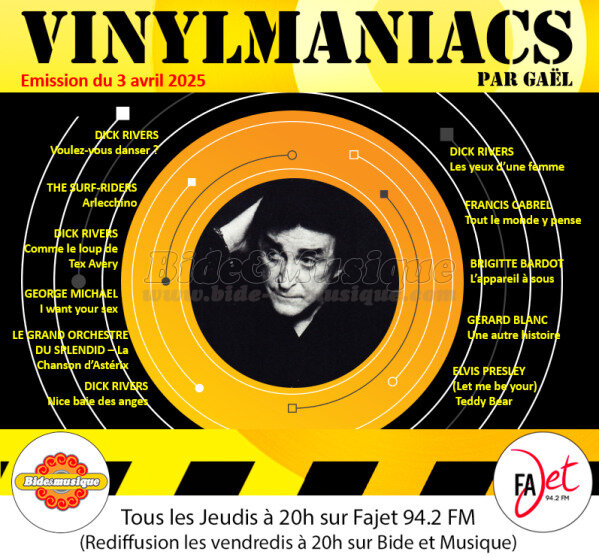 Vinylmaniacs - Emission n°341 (3 avril 2025)