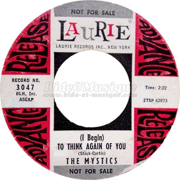 The Mystics - I begin (To think again of you)