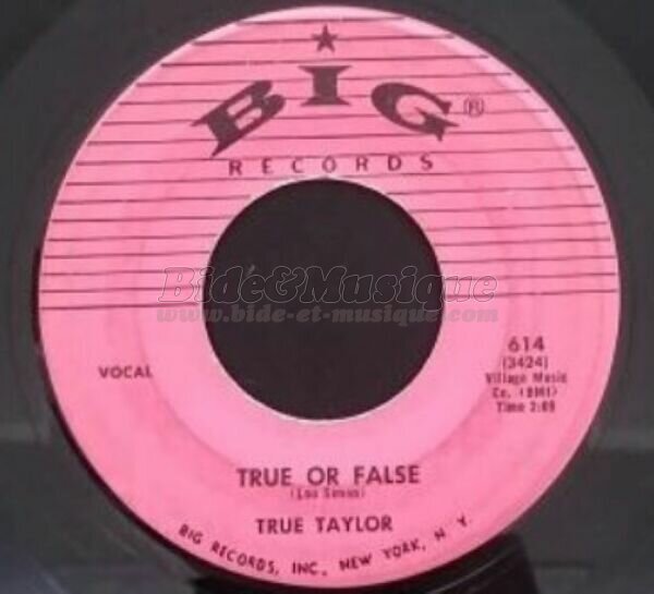 True Taylor - True or false