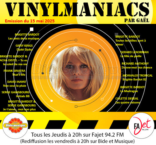 Vinylmaniacs - Emission n°346 (15 mai 2025)