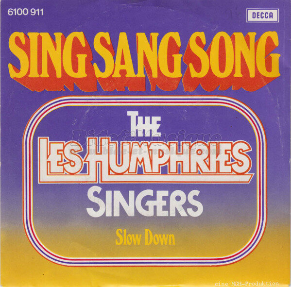 The Les Humphries Singers - Sing sang song