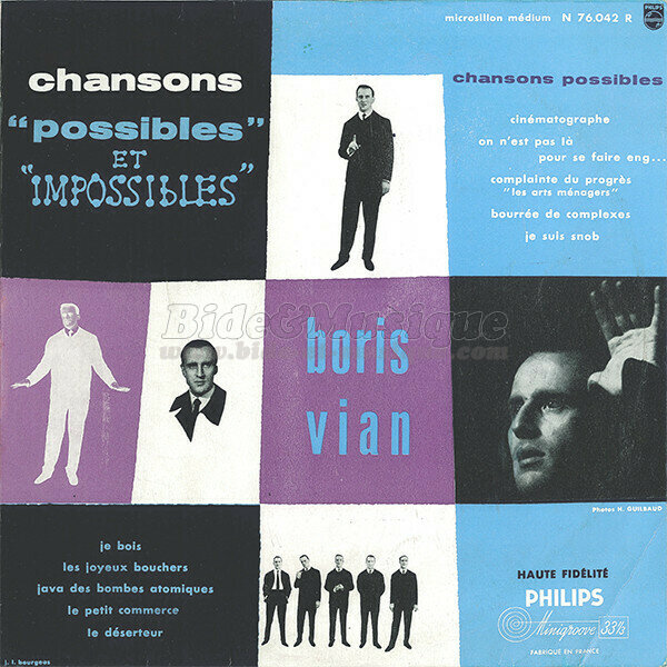 Boris Vian - Bourrée de complexes