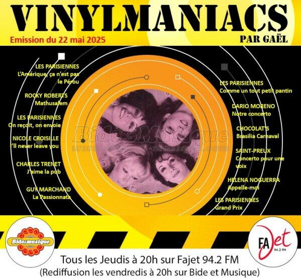 Vinylmaniacs - Emission n°347 (22 mai 2025)