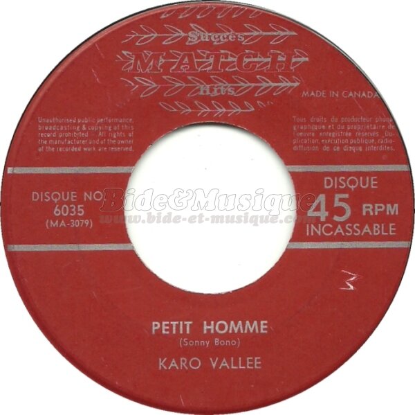 Karo Vallée - Petit homme