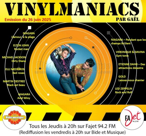 Vinylmaniacs - Emission n°351 (26 juin 2025)