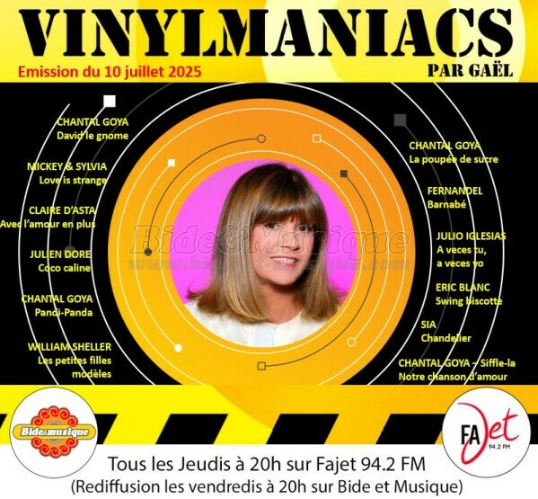 Vinylmaniacs - Emission n°353 (10 juillet 2025)