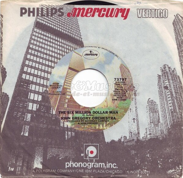 John Gregory Orchestra - The Six Million Dollar Man Theme