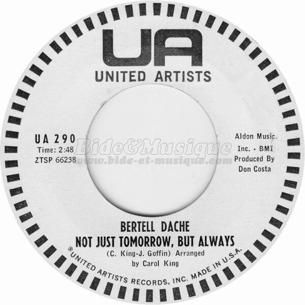 Bertell Dache - Not just tomorrow, but always