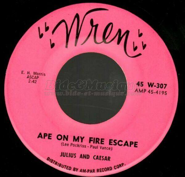 Julius and Caesar - Ape on my fire escape