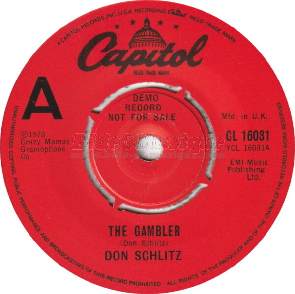 Don Schlitz - The Gambler