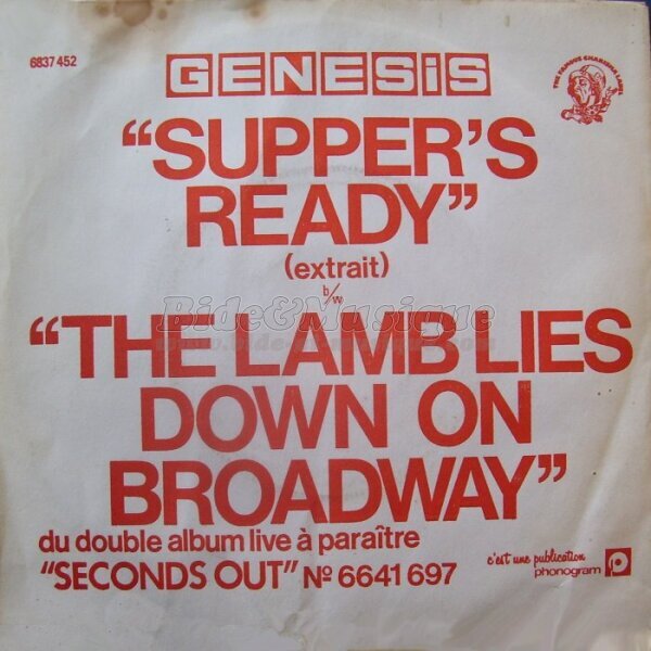 Genesis - The lamb lies down on Broadway