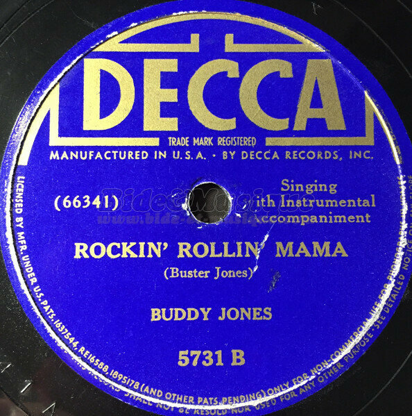 Buddy Jones - Rockin' rollin' mama