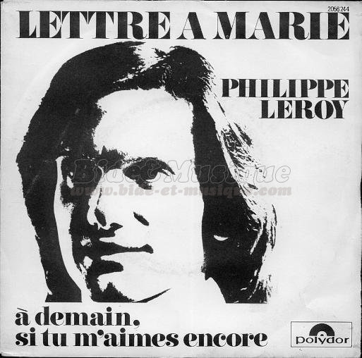 Philippe Leroy - À demain, si tu m'aimes encore