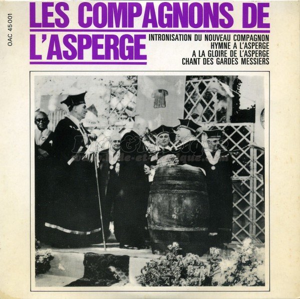 Les Compagnons de l'asperge - Intronisation du nouveau compagnon et hymne à l'asperge