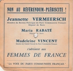 La voix du parti communiste Français - Maria Rabaté et Madeleine Vincent