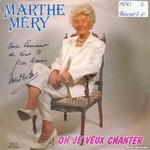 Marthe Mry - Oh je veux chanter