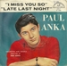 Pochette de Paul Anka - Late last night