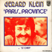 Pochette de Gérard Klein - Paris-Province